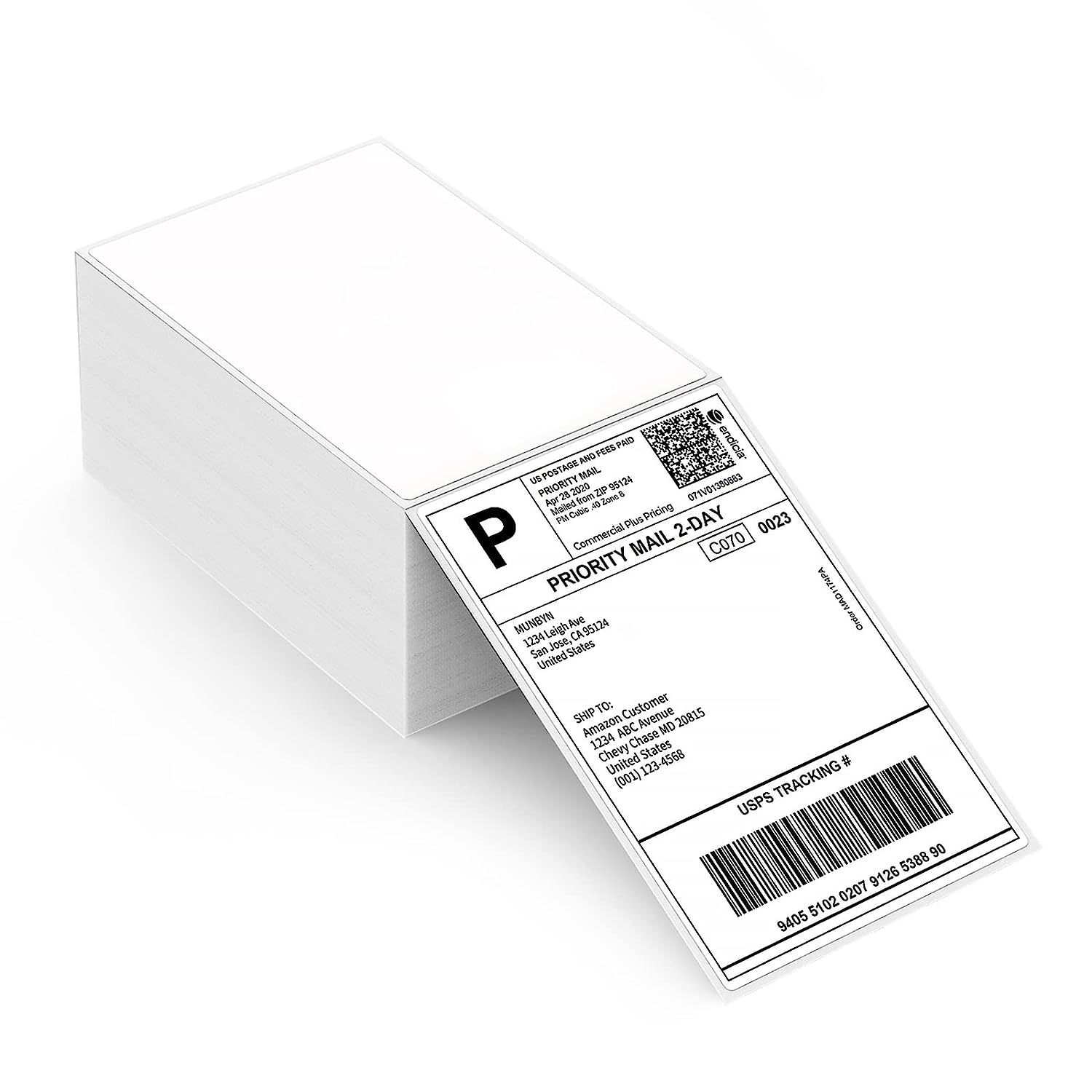 PAC-ZELON-Direct-Thermal-Address-Labels-Perforated