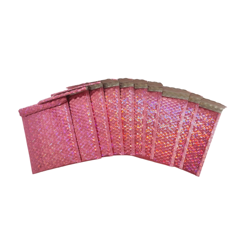 PAC-ZELON-Iridescent-Pink-Metallic-Bubble-Envelopes