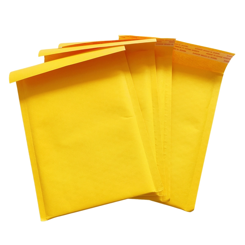 PAC-ZELON-Yellow-Kraft-Paper-Bubble-Mailers-Padded-Envelopes
