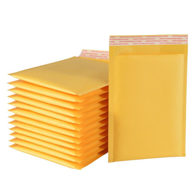 PAC-ZELON-Yellow-Kraft-Paper-Bubble-Mailers-Padded-Envelopes