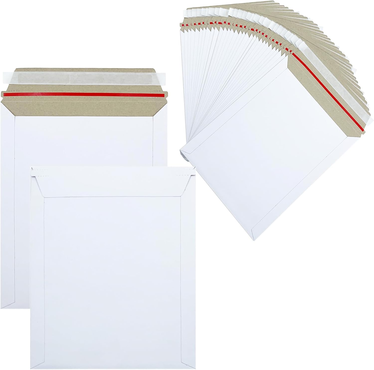 Rigid White Cardboard Mailers